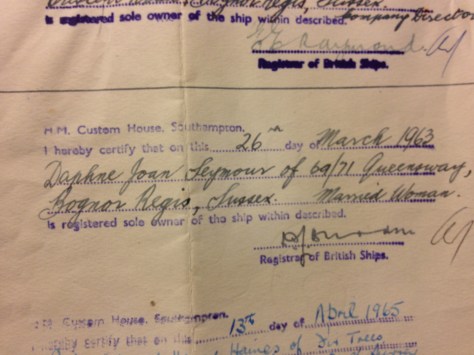 1963 and still a woman is documented by her marital status, a man, his profession...