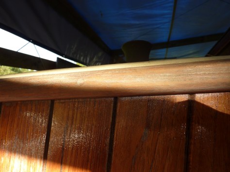 A little bit of teak in the sun