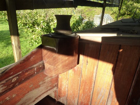 Winch block back where it was made to fit...