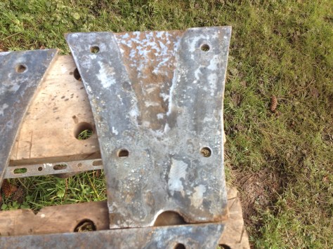 Pattern of corrosion. Note the limber hole