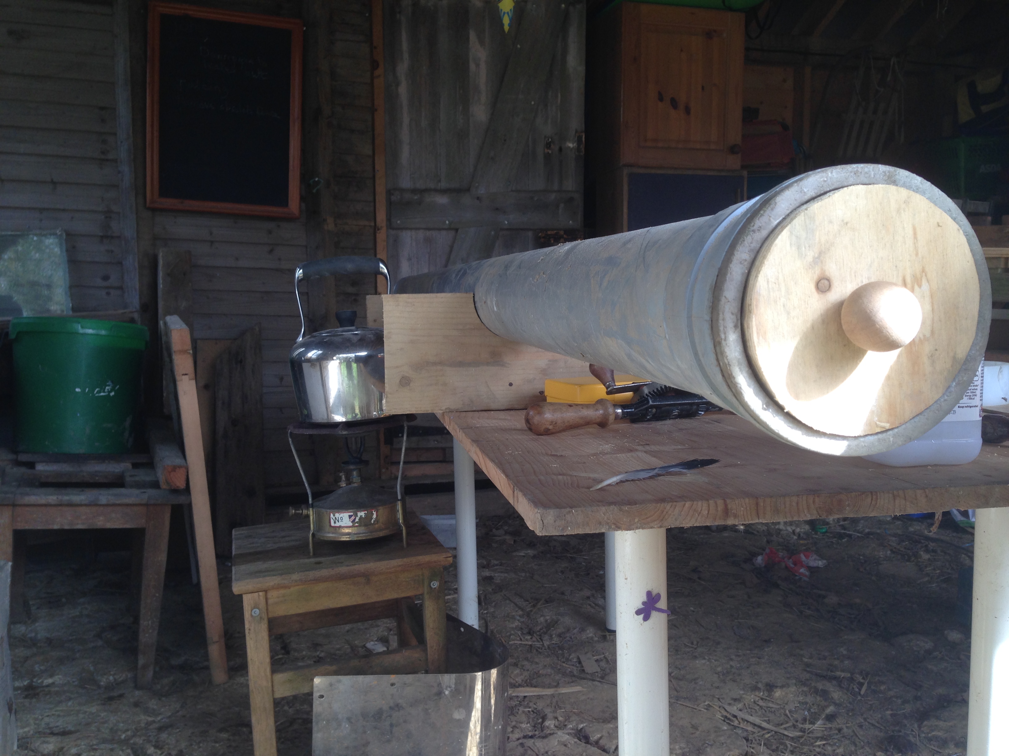 The Steaming in progress