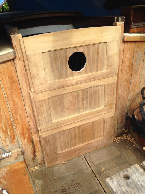 Father's washboards ready for fitting.